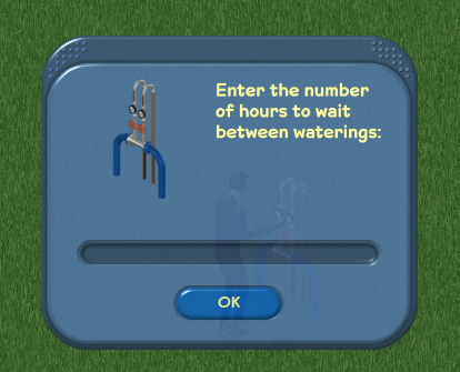 Control Valve Hours Dialog