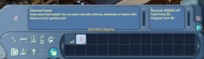 Assorted Seeds Inventory